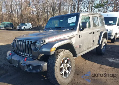 2022 Jeep Wrangler Unlimited Rubicon 4X4 из США, поврежденный, VIN 1C4HJXFG4NW122264